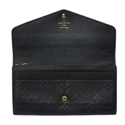 Louis Vuitton Monogram Empreinte Portefeuille Sarah Rogue Wallet Black Noir — view 6