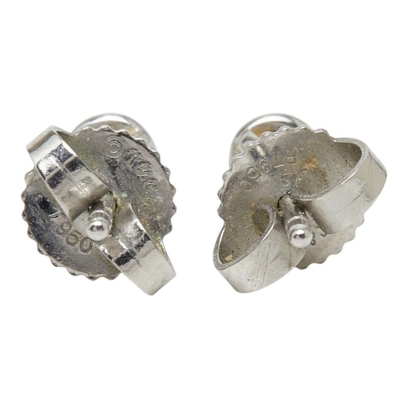 Tiffany & Co Elsa Peretti by the Yard Stud Earrings Platinum — view 3
