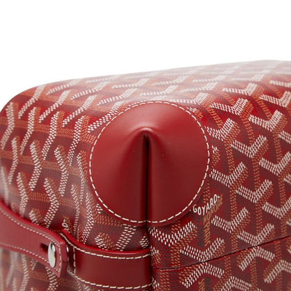 Goyard Bowring 25 Toiletry Handbag Red Leather — view 5