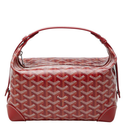 Goyard Bowring 25 Toiletry Handbag Red Leather