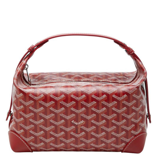 Goyard Bowring 25 Toiletry Handbag Red Leather