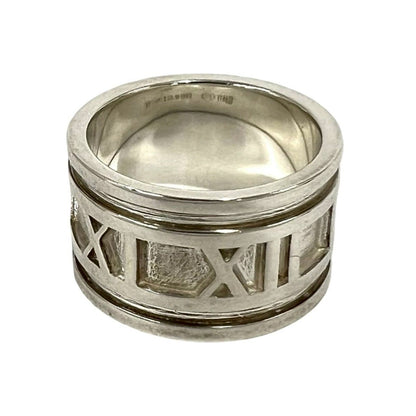 Tiffany & Co Vintage Wide Atlas Ring 925 Sterling Silver — view 6