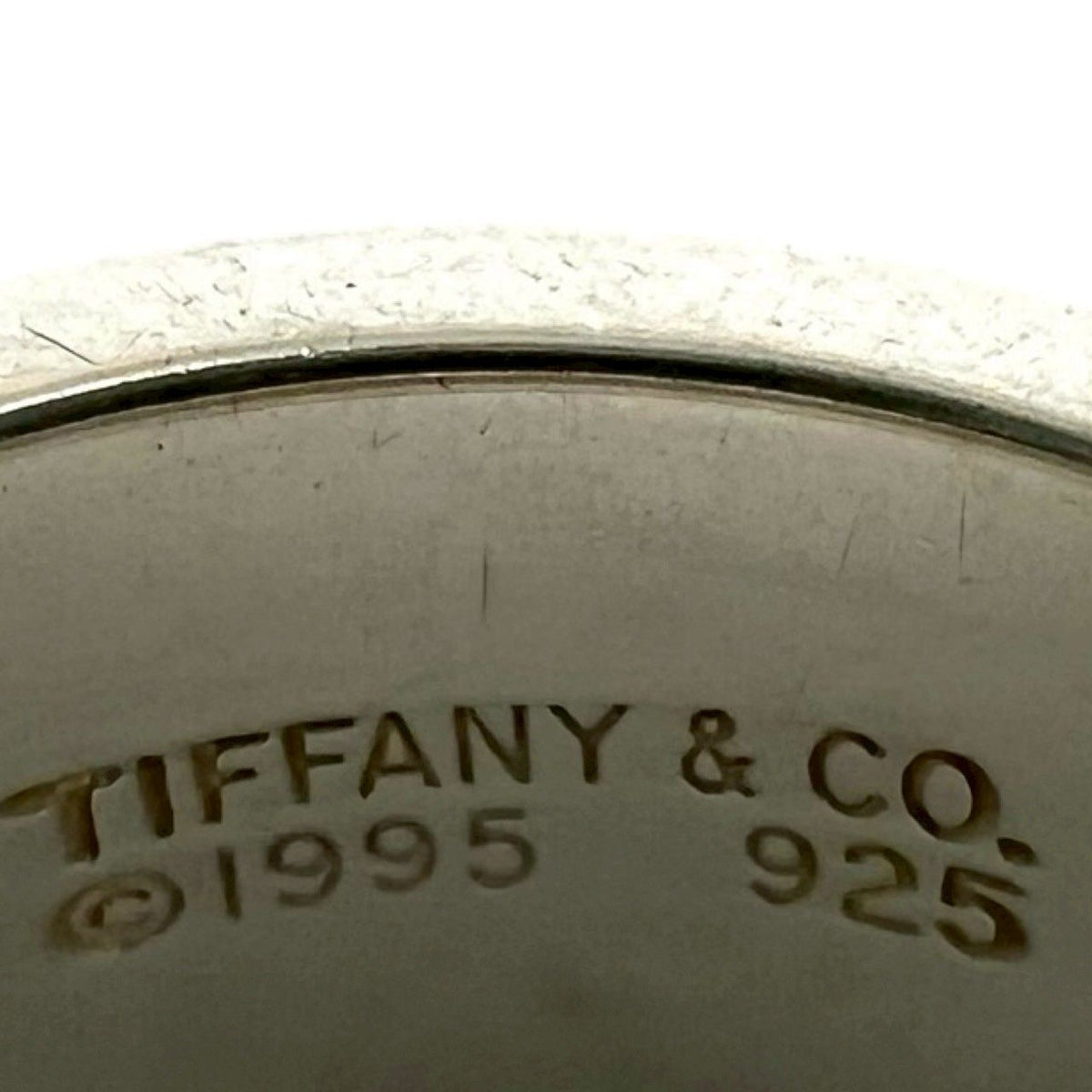 Tiffany & Co Vintage Group Double Line Ring 925 Sterling Silver — view 3
