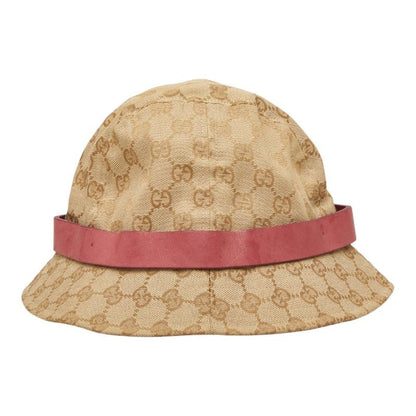 Gucci GG Canvas Bucket Hat Beige Pink — view 3