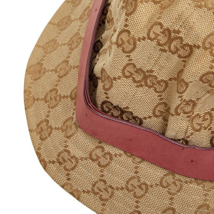 Gucci GG Canvas Bucket Hat Beige Pink — view 6