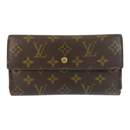 Louis Vuitton Monogram Porto Tresor International Brown Wallet