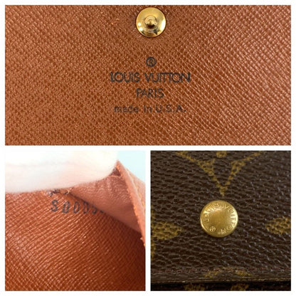 Louis Vuitton Monogram Porto Tresor International Brown Wallet — view 3