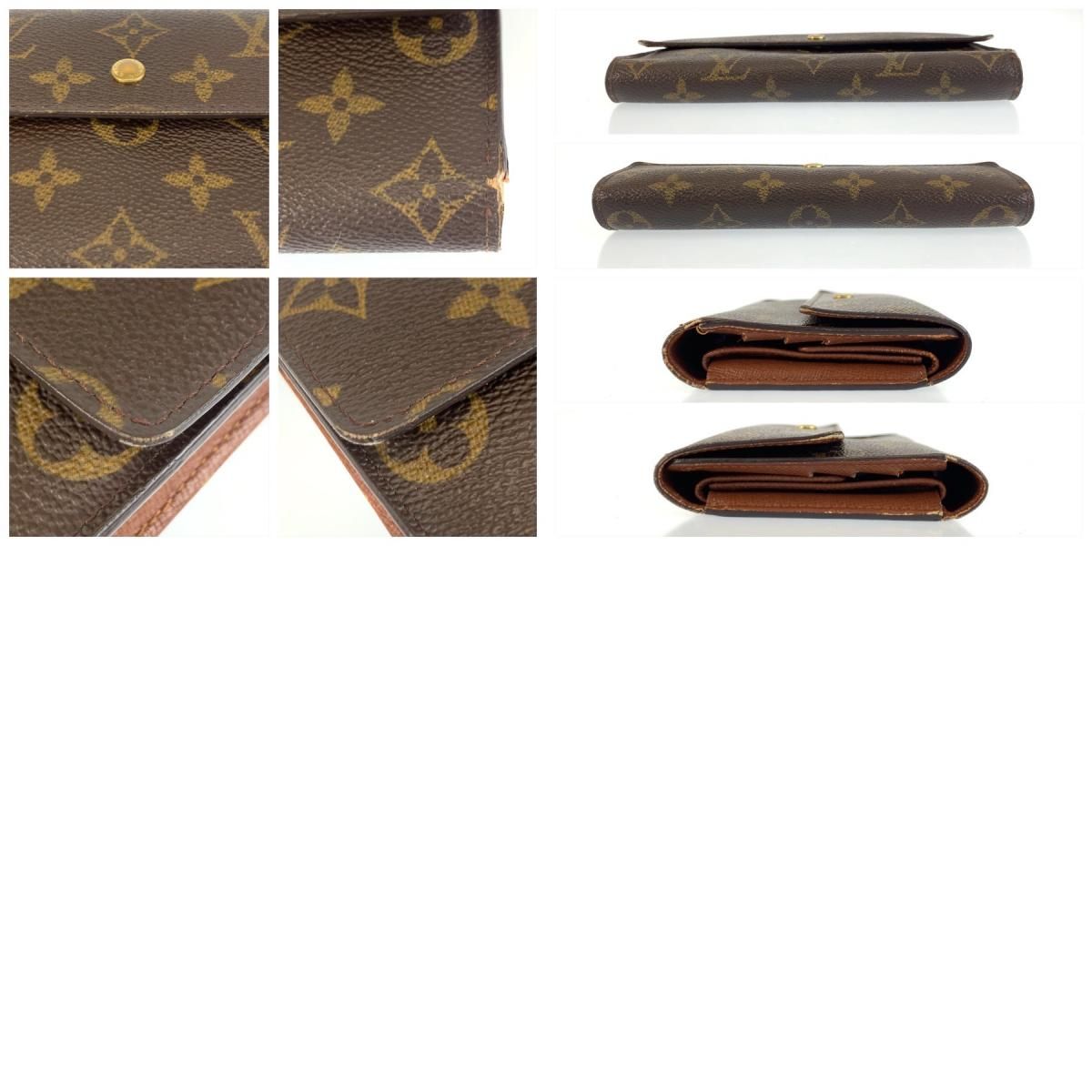 Louis Vuitton Monogram Porto Tresor International Brown Wallet — view 9