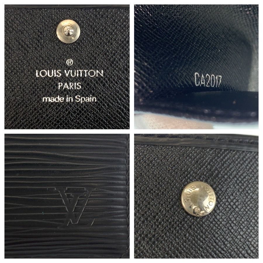 Louis Vuitton Epi Multicles 6 Black Leather Key Case 6 Rows Key Holder — view 3