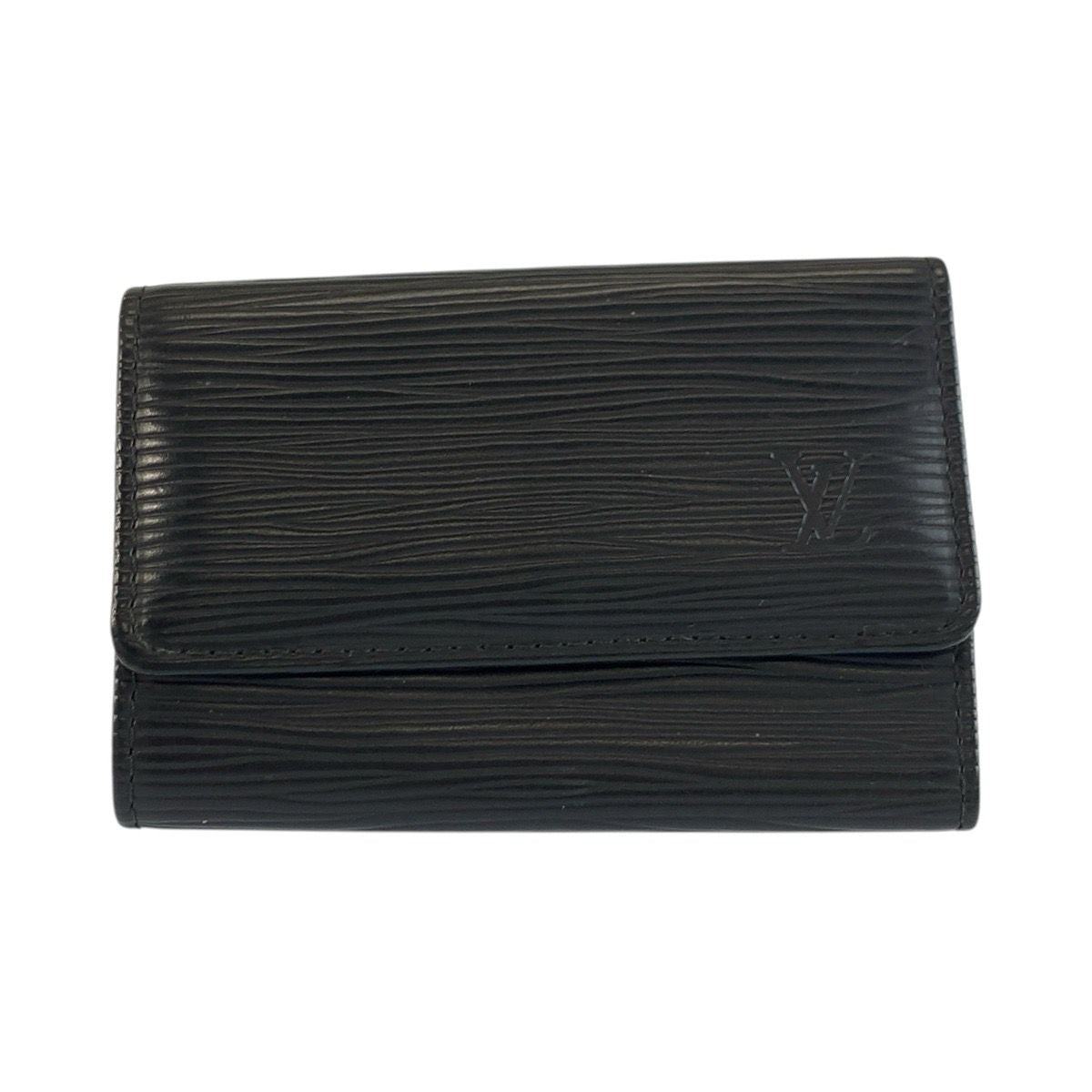 Louis Vuitton Epi Multicles 6 Black Leather Key Case 6 Rows Key Holder