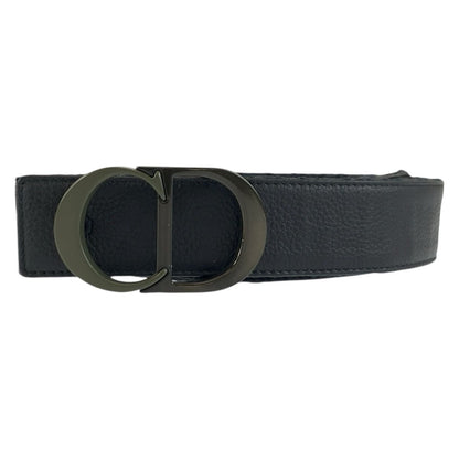 Dior Trotter 93 Navy Canvas Belt Reversible — view 7