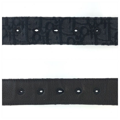 Dior Trotter 93 Navy Canvas Belt Reversible — view 5