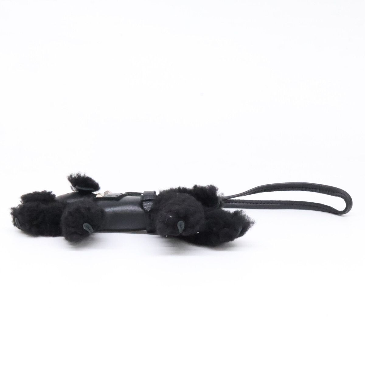 Hermes Ano Milo Shearling Buddy Punk Bag Charm — view 3