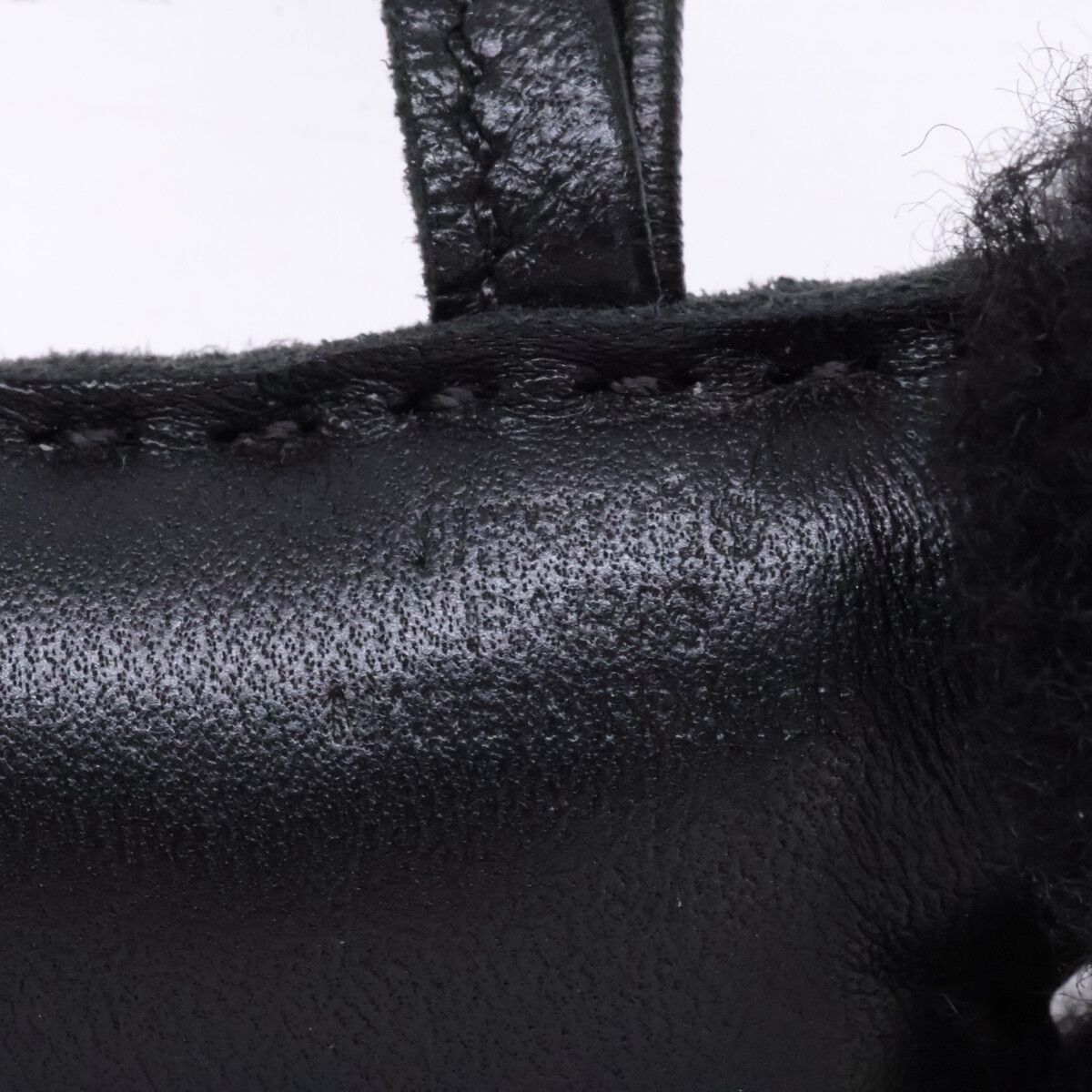 Hermes Ano Milo Shearling Buddy Punk Bag Charm — view 7