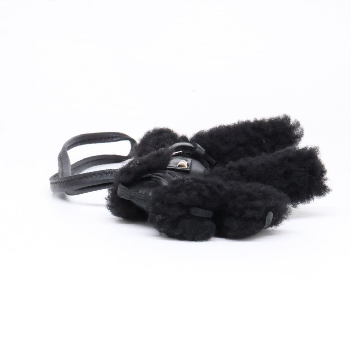 Hermes Ano Milo Shearling Buddy Punk Bag Charm — view 4