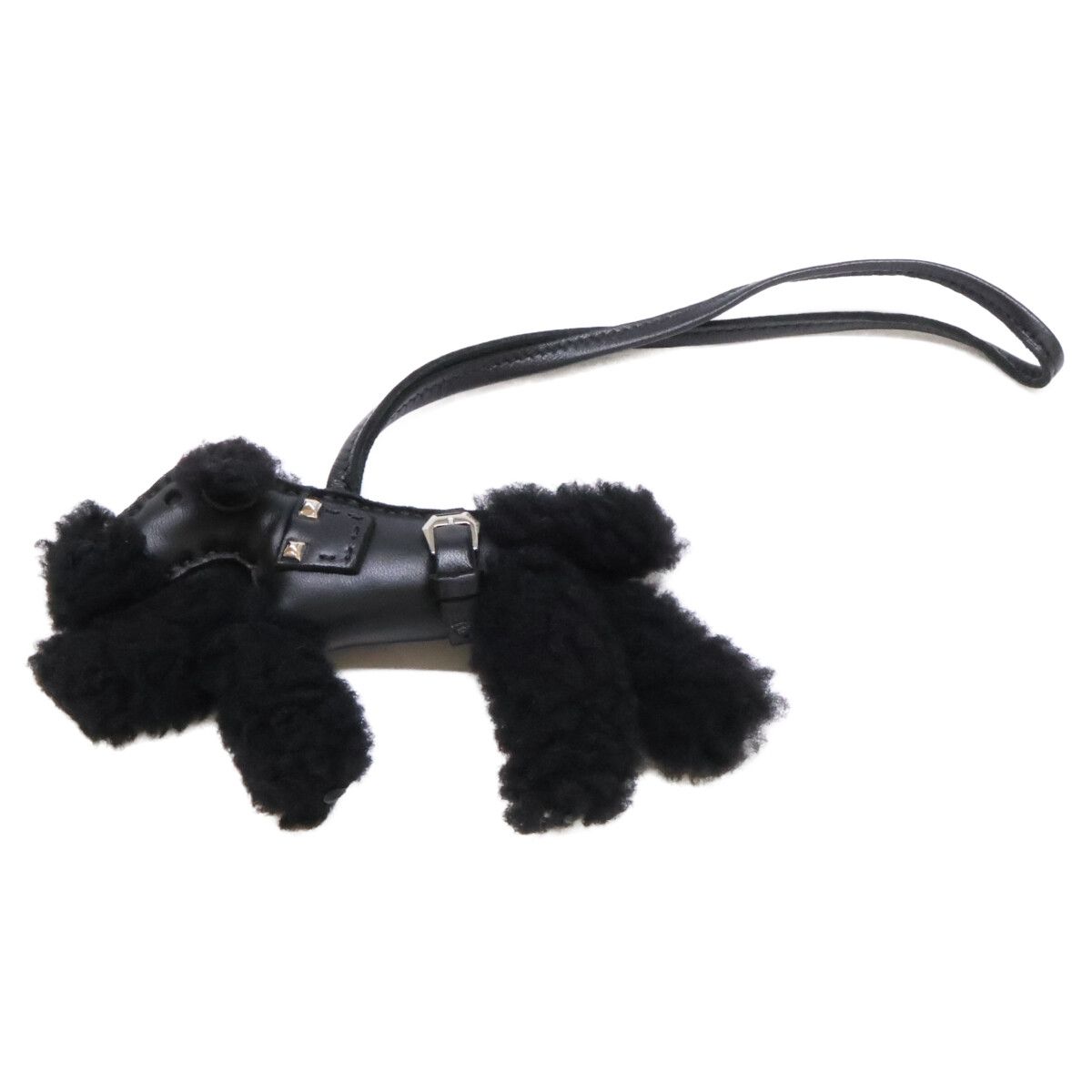 Hermes Ano Milo Shearling Buddy Punk Bag Charm