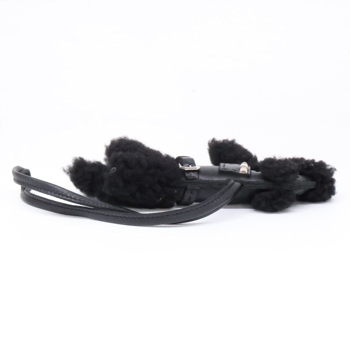 Hermes Ano Milo Shearling Buddy Punk Bag Charm — view 5
