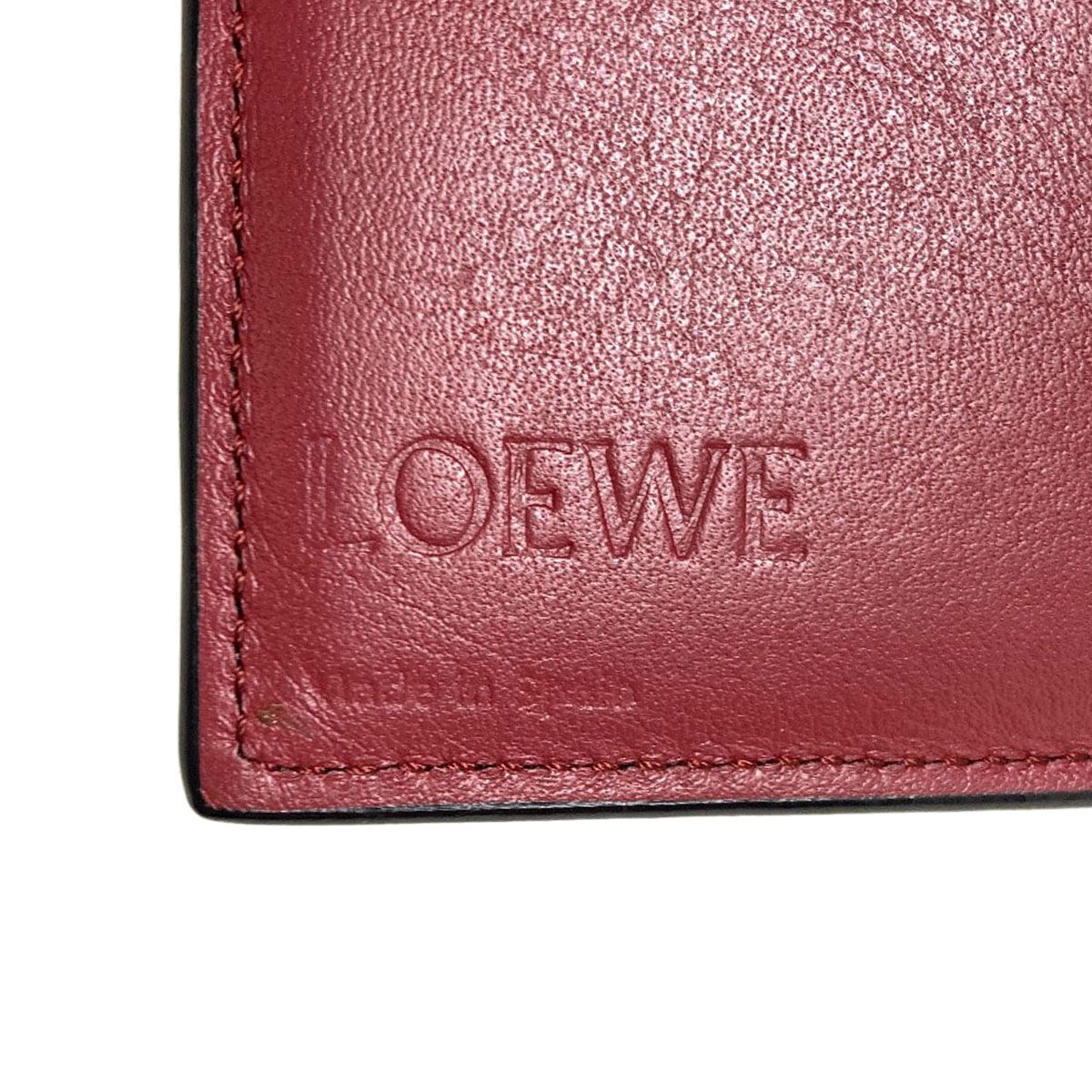 Loewe Vertical Wallet Small Compact Trifold Leather — view 7