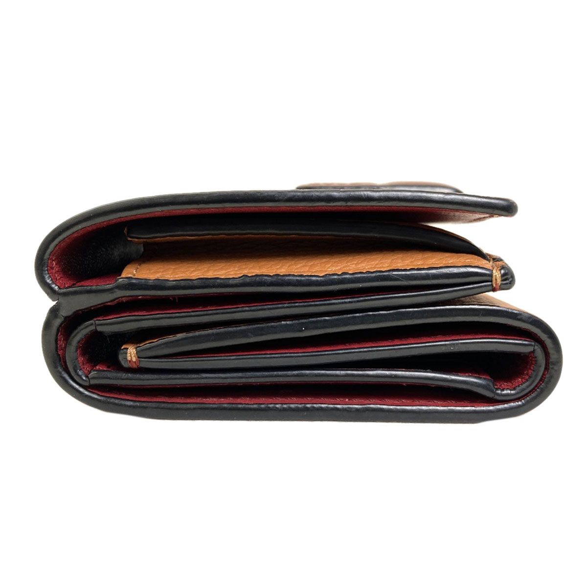 Loewe Vertical Wallet Small Compact Trifold Leather — view 3