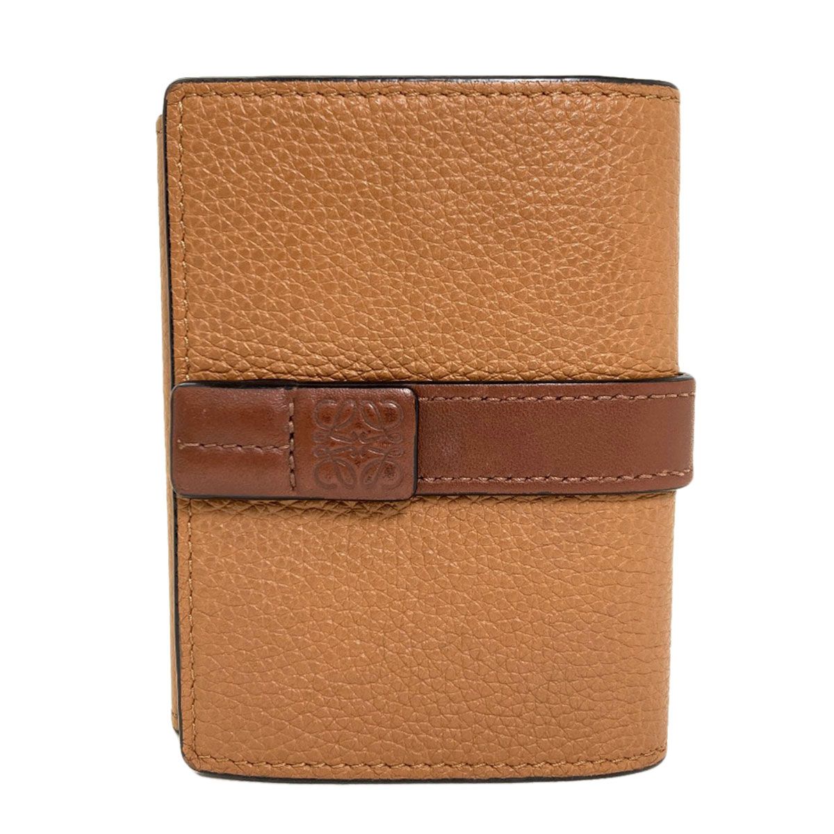 Loewe Vertical Wallet Small Compact Trifold Leather