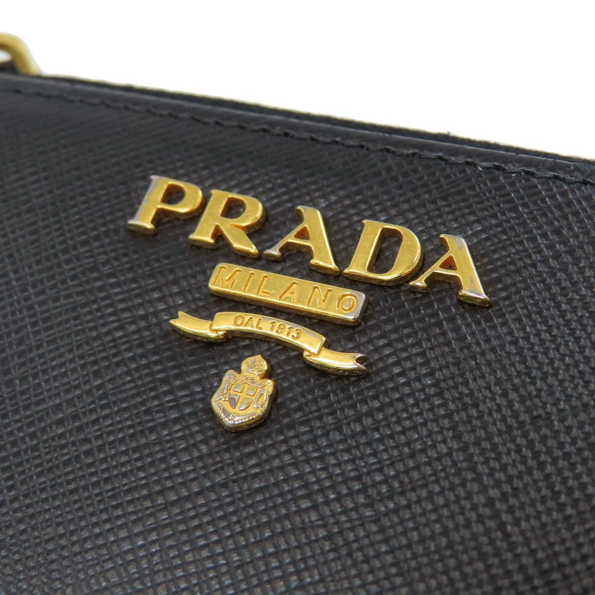 Prada Logo Key Case Saffiano Key Holder — view 9