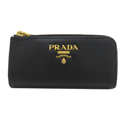 Prada Logo Key Case Saffiano Key Holder