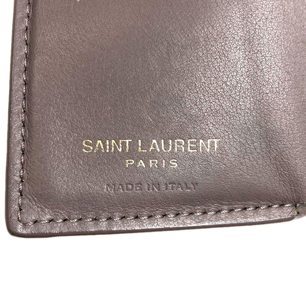 Saint Laurent Cassandra Compact Wallet Trifold Calf — view 7