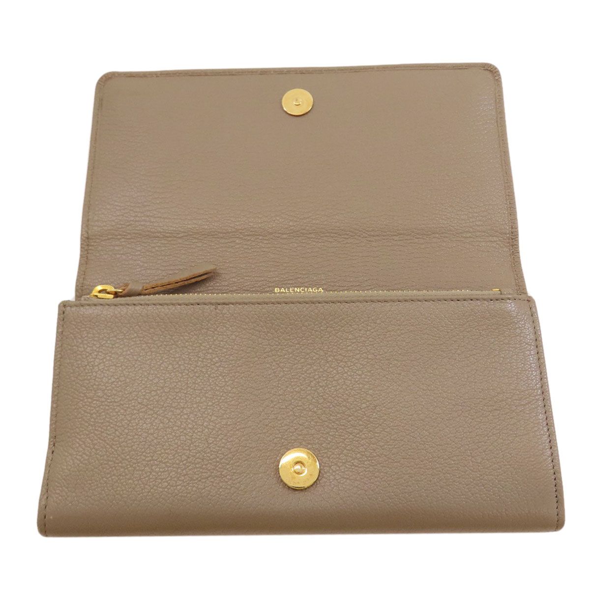 Balenciaga Classic Metallic Edge Mani Wallet Leather — view 4