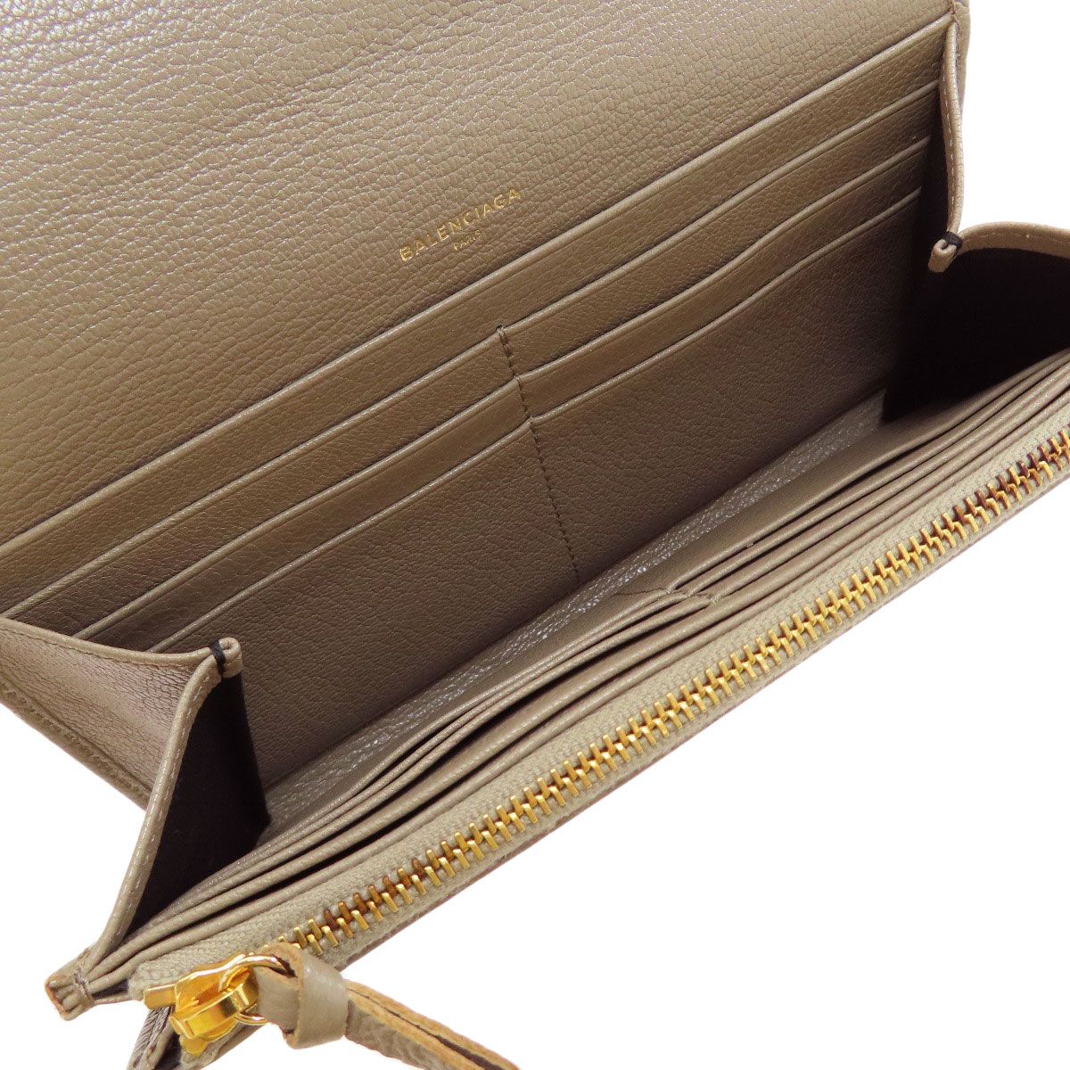 Balenciaga Classic Metallic Edge Mani Wallet Leather — view 5