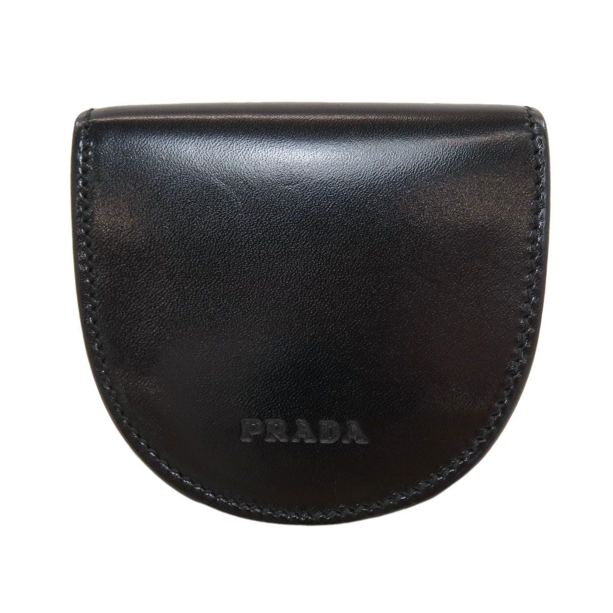 Prada Logo Coin Case Calf