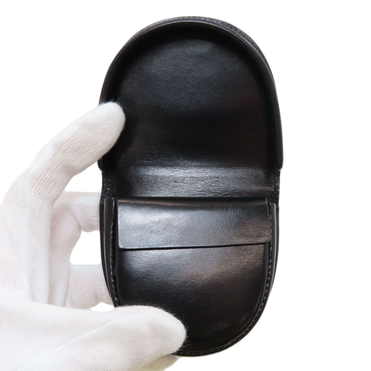 Prada Logo Coin Case Calf — view 4