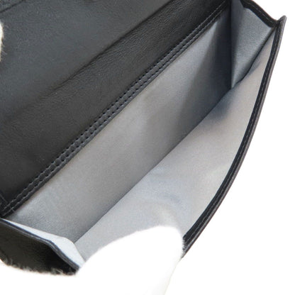 Chanel CC Logo Studs Silver Wallet Leather — view 6