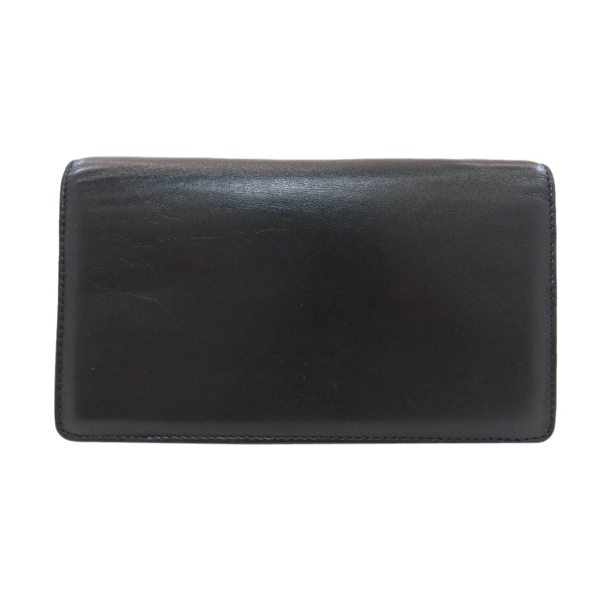 Chanel CC Logo Studs Silver Wallet Leather — view 2
