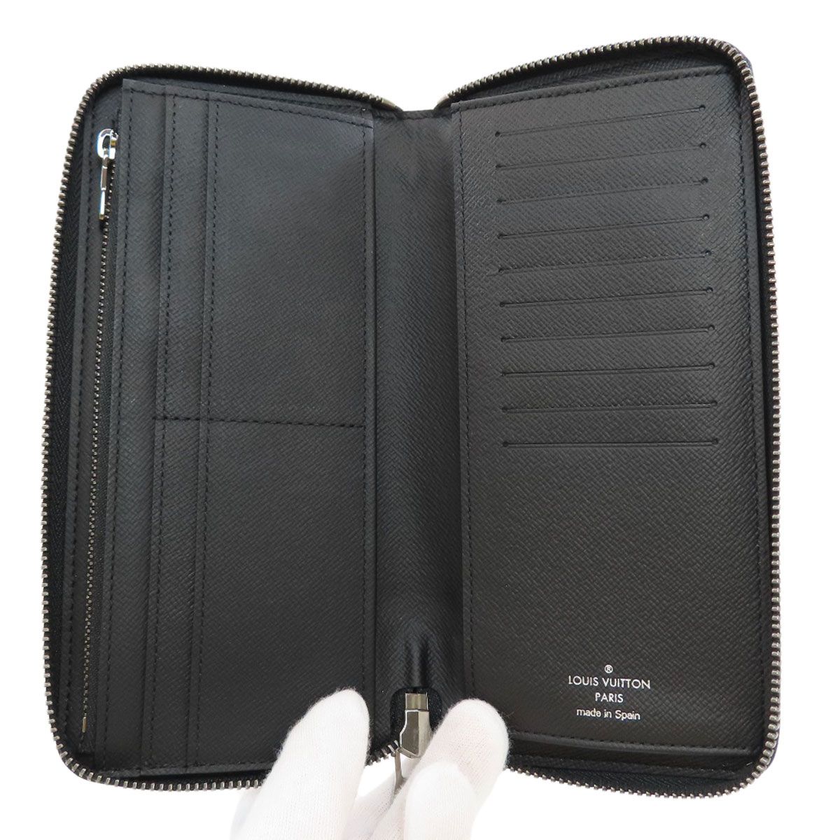 Louis Vuitton Zippy Wallet Vertical Monogram Eclipse — view 4