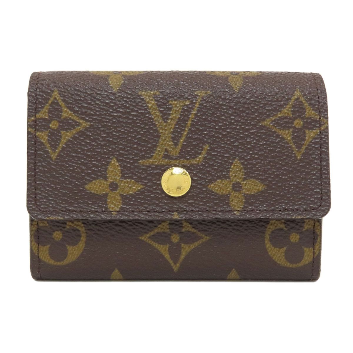 Louis Vuitton Porte-Monnaie Pla Coin Case Monogram Canvas