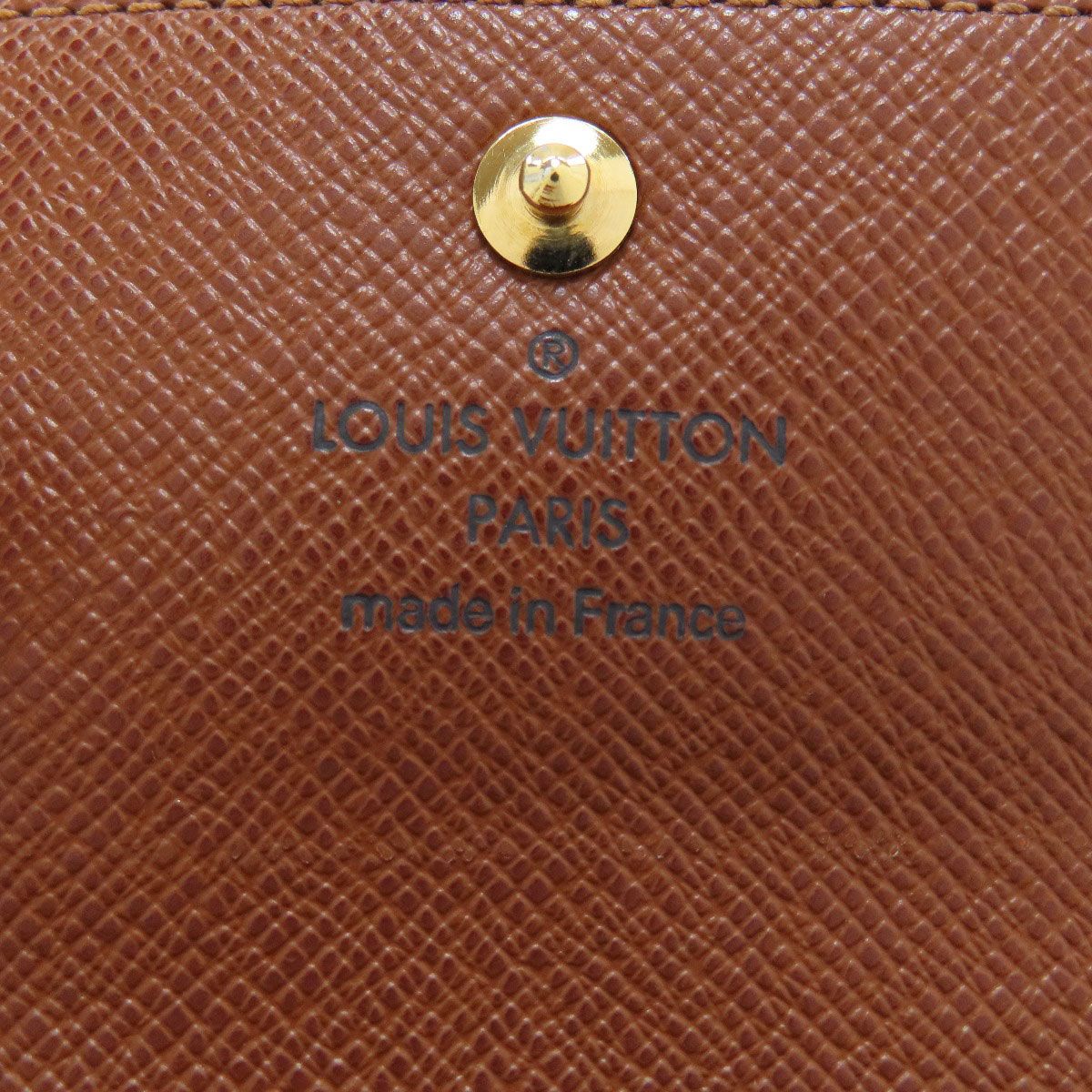 Louis Vuitton Porte-Monnaie Pla Coin Case Monogram Canvas — view 6