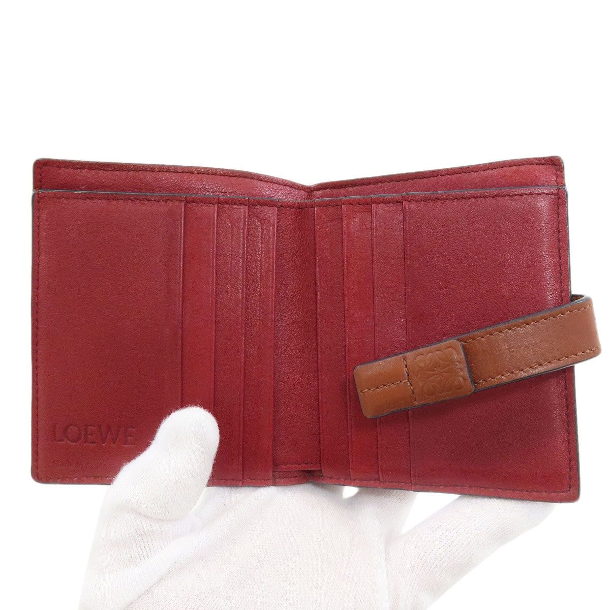 Loewe Anagram Bifold Wallet Leather — view 4