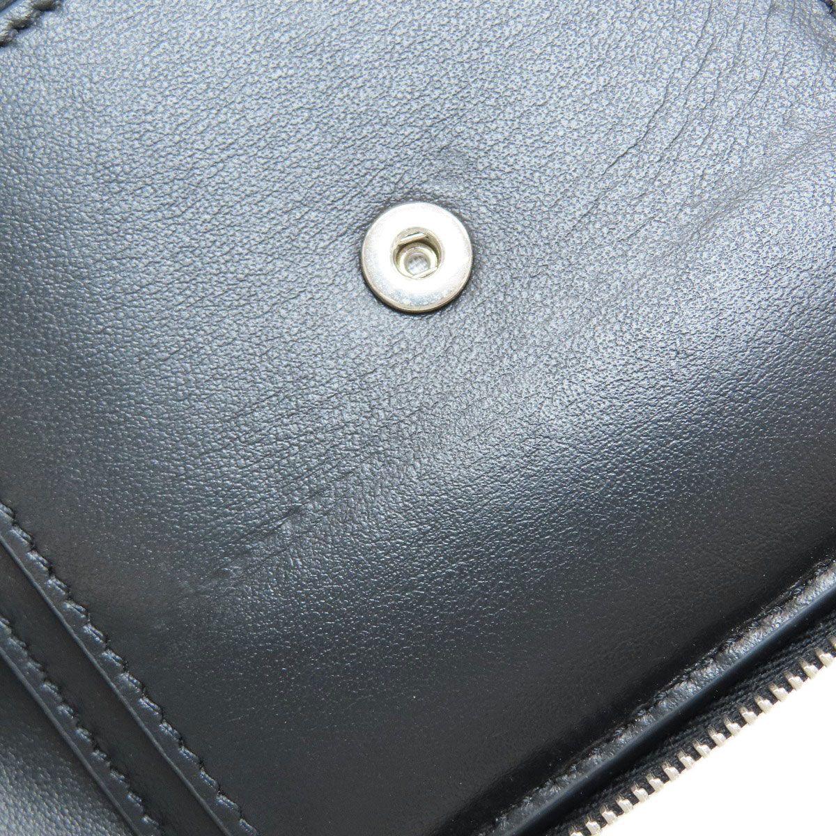 Celine Zip Bifold Wallet Grained Calfskin — view 7