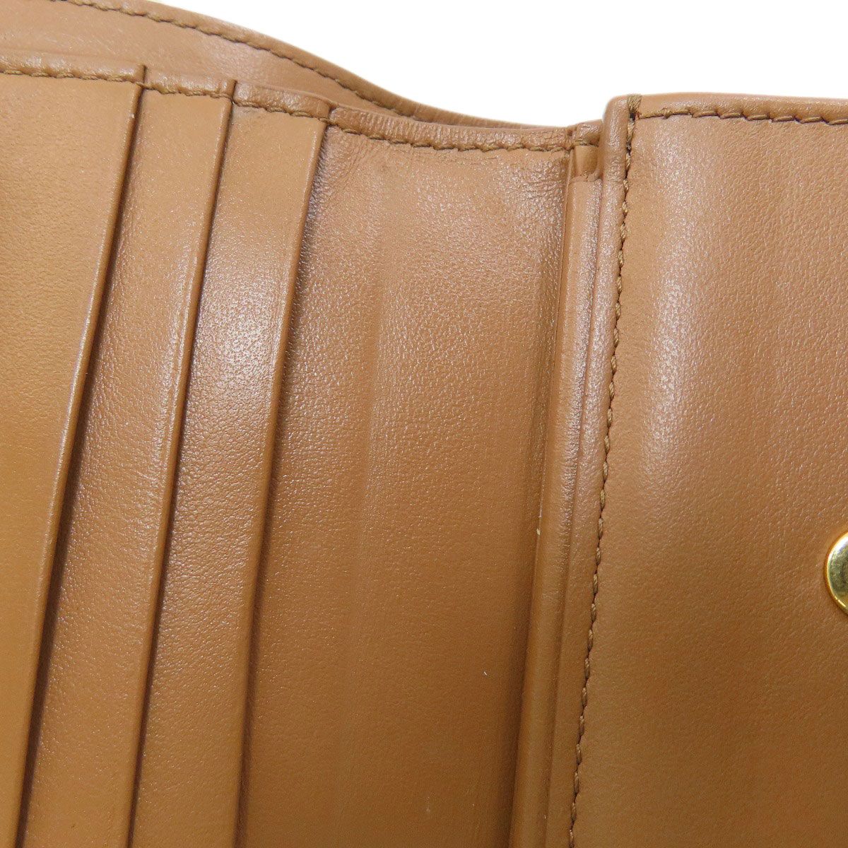 Celine Small Flap Wallet Triomphe Trifold Leather — view 9