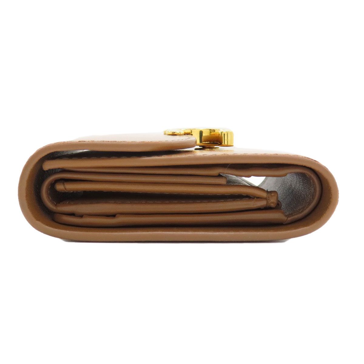Celine Small Flap Wallet Triomphe Trifold Leather — view 3
