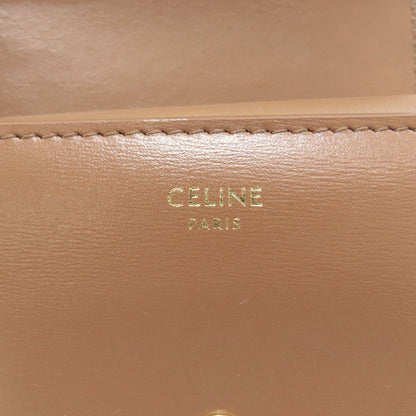 Celine Small Flap Wallet Triomphe Trifold Leather — view 8