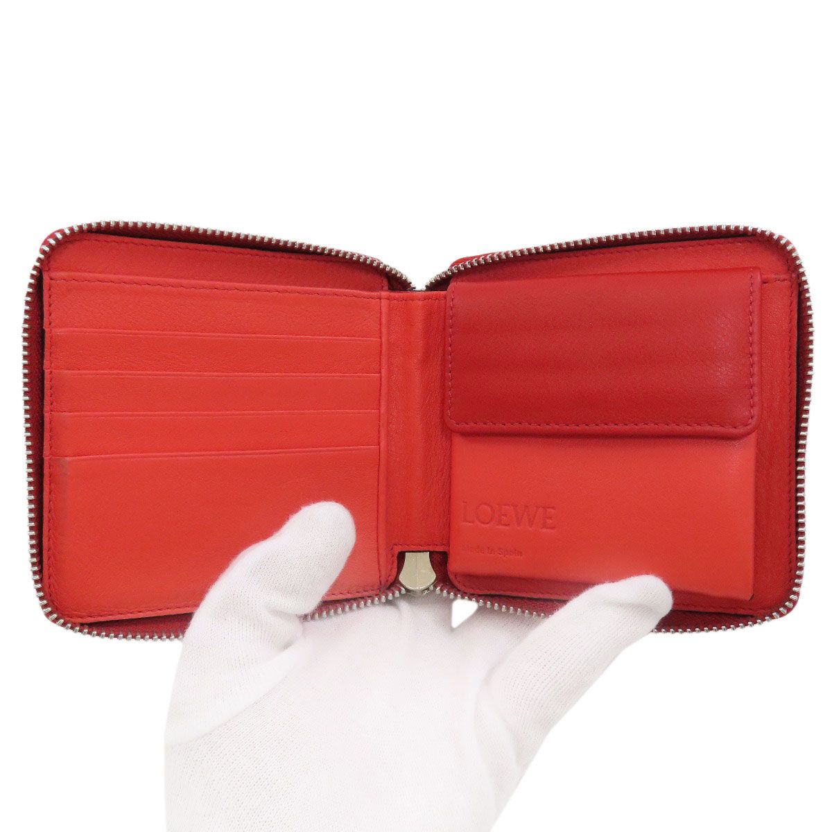 Loewe Anagram Bifold Wallet Leather — view 4