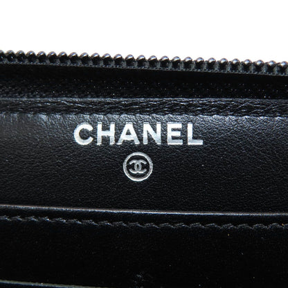 Chanel CC Logo Silver Wallet Enamel — view 6