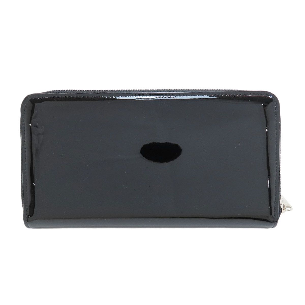 Chanel CC Logo Silver Wallet Enamel — view 2