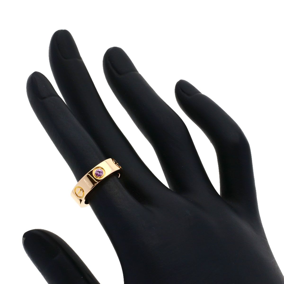 Cartier Love Ring Sapphire 47 18K Pink Gold — view 5