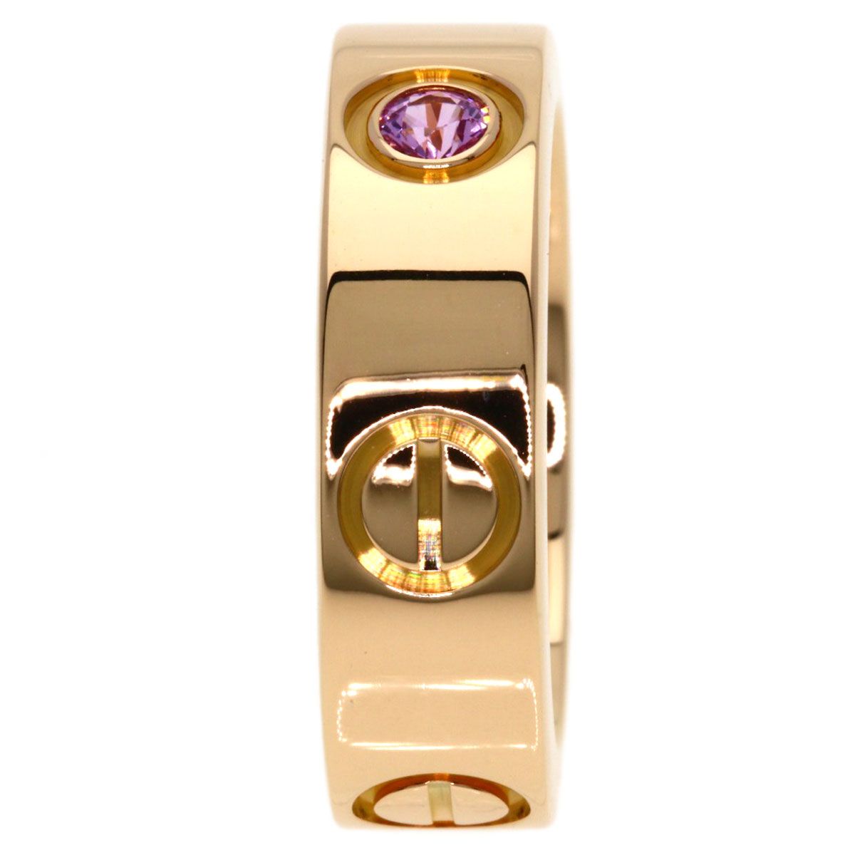 Cartier Love Ring Sapphire 47 18K Pink Gold — view 3