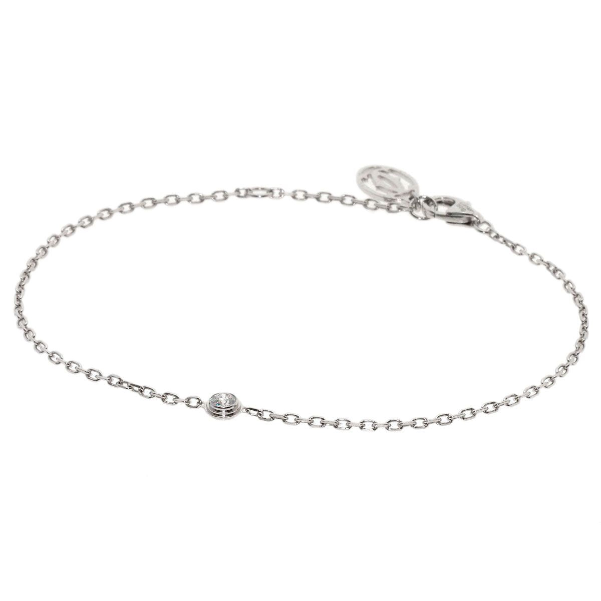 Cartier d'Amour Diamants Legers SM Diamond Bracelet 18K White Gold