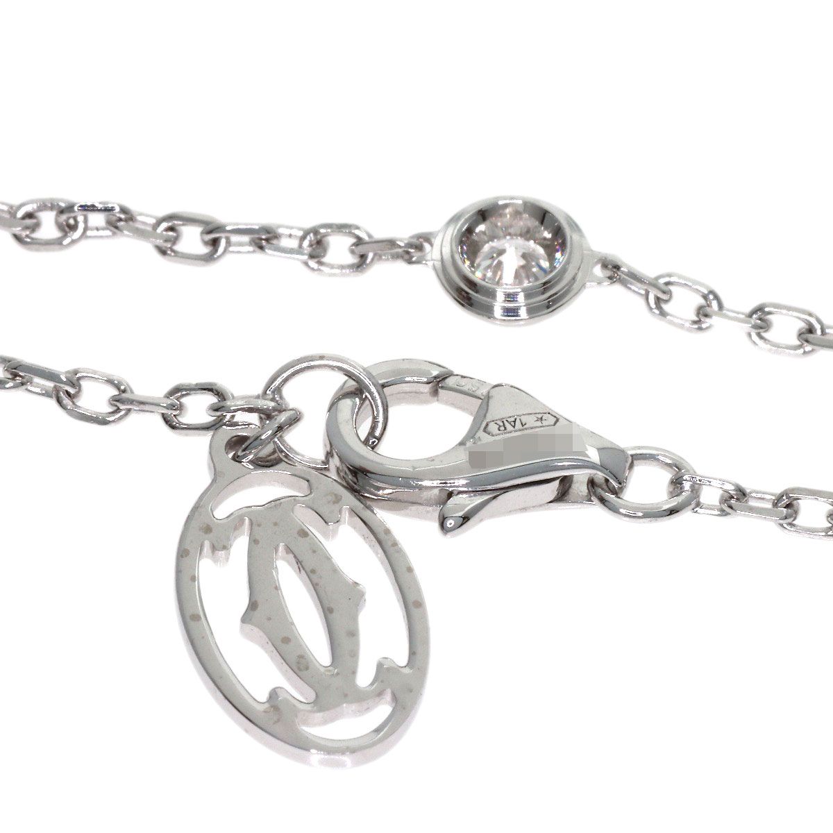 Cartier d'Amour Diamants Legers SM Diamond Bracelet 18K White Gold — view 4