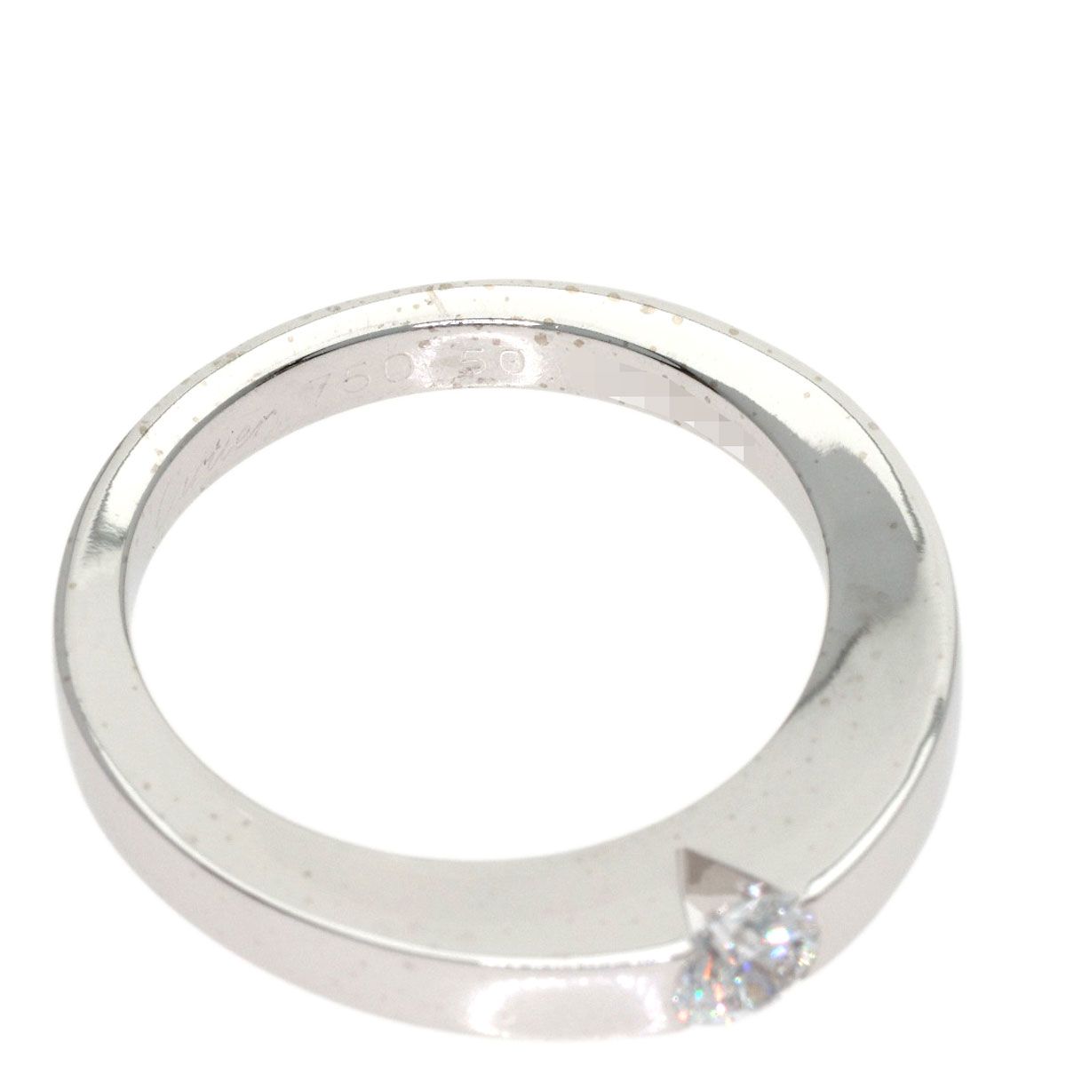 Cartier Date with Diamond 50 Ring 18K White Gold — view 5