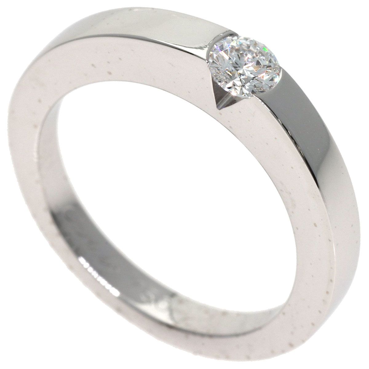 Cartier Date with Diamond 50 Ring 18K White Gold